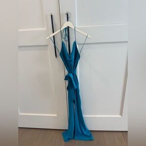 Alice & Olivia jumpsuit, spaghetti strings, cowl neck, like new